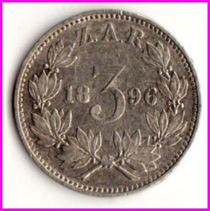 1896   3    PENCE    COIN         SUN2373