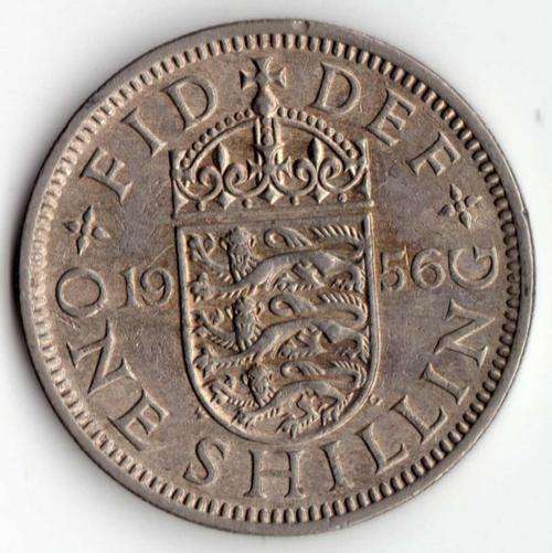 1956 ONE SHILLING GB                          SUN934