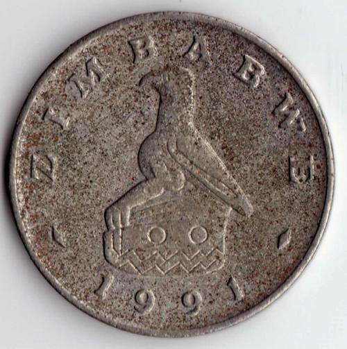 1991 20 CENT ZIMBABWE                          SUN936