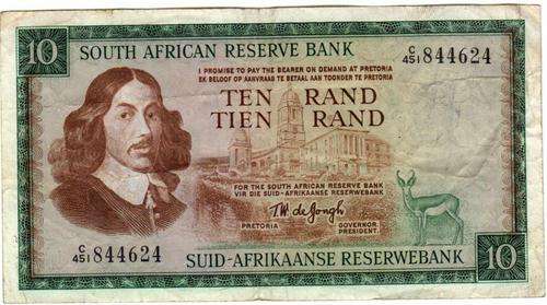 TEN RAND NOTE     C451 844624