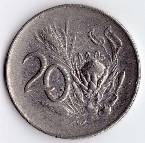 1965  20c  AFR  COIN                  SUN1041