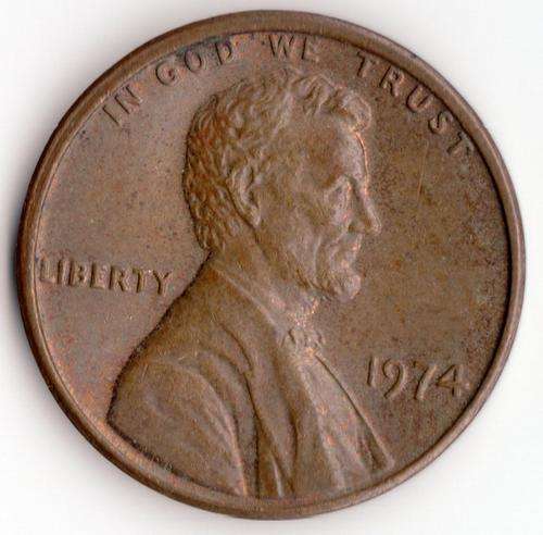 1974  ONE CENT COIN USA                  SUN1100