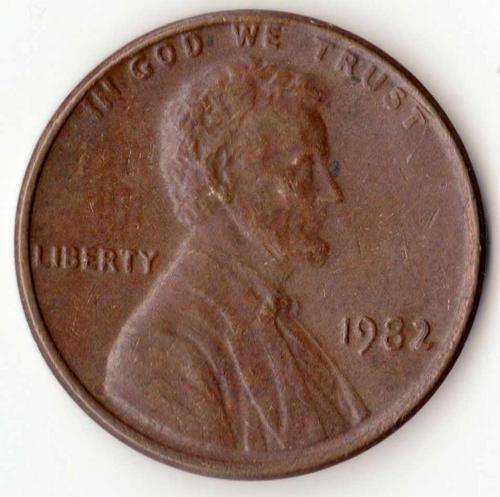 1982  ONE CENT Coin  USA                   SUN1179