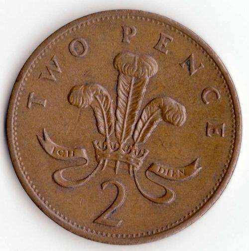 1985  TWO  PENCE  COIN  GB                SUN1190