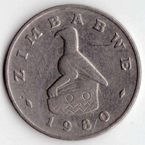 1980  20c COIN  ZIMBABWE                 SUN1247