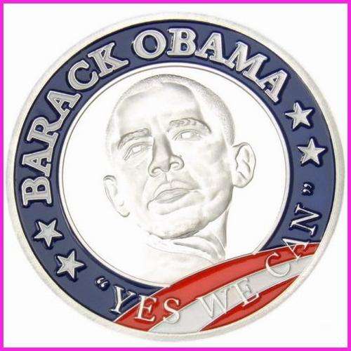 US 44TH PRESIDENT BARACK OBAMA COMMEMORATIVE COIN C014