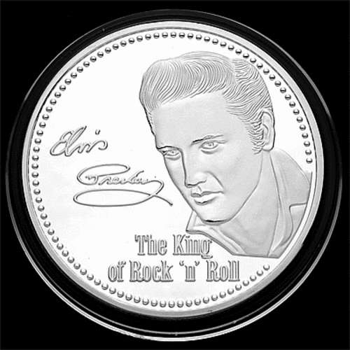 *****   ELVIS Silver-Plated COIN     *****   NO1