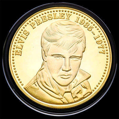 *****   ELVIS Gold-Plated COIN     *****  NO3