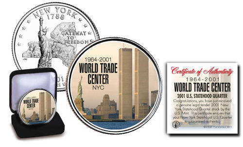 WTC 9/11 NY U.S. MINT STATE QUARTER *Blowout Price*