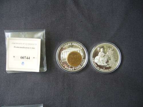 HISTORY OF BRITISH CURRENCY MEDAL.RARE!