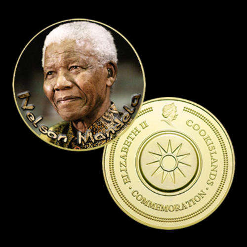 Nelson Mandela 24K GP Commemorative Coin3
