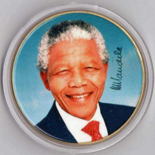 Nelson Mandela 24K GP Commemorative Coin6