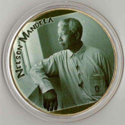 Nelson Mandela 24K GP Commemorative Coin7