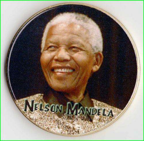 Nelson Mandela 24K GP Commemorative Coin (nr 11)
