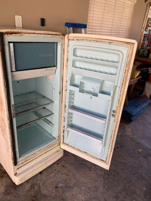 General Electric Vintage Retro Fridge Freezer