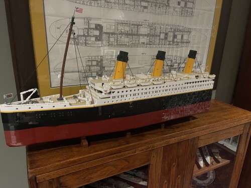 For sale!  Second hand, partially built Lego Titanic model - 2/3rds complete with original boxes.