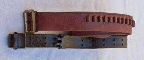 Leather Rifle Belt