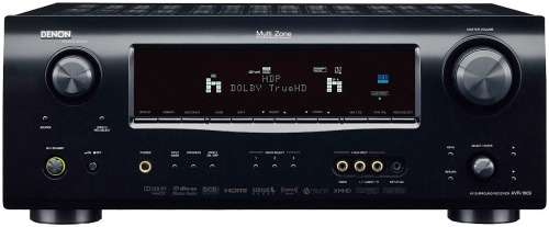 Denon AVR-1909 7.1 AV Surround Receiver in black. Excellent condition