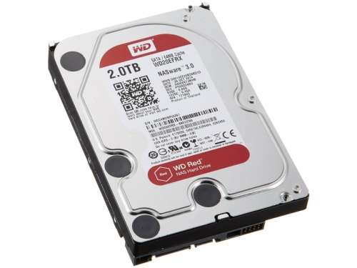 2 TB Red Western Digital Internal 3.5" hard drive. Tested: 100% working condition