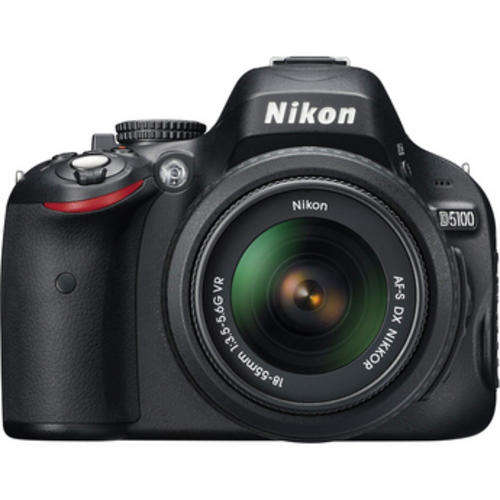 Nikon D5100 with Nikon 55-200 VR lens in superb condition.