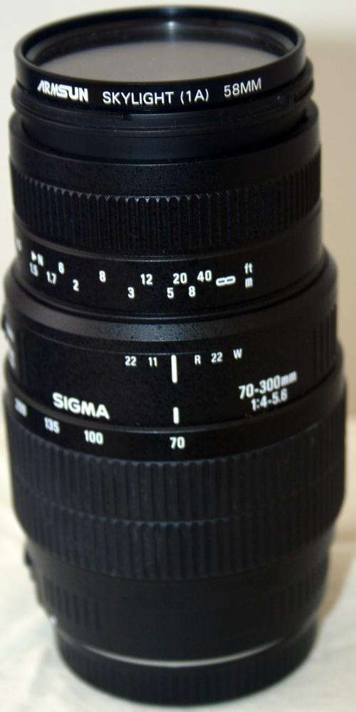 Sigma AF 70-300 mm f/4-5.6 Macro Autofocus Lens for Canon