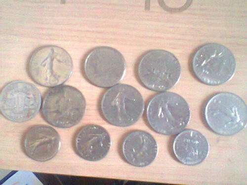 THIRTEEN COINS FROM FRANCE FRENCH COIN