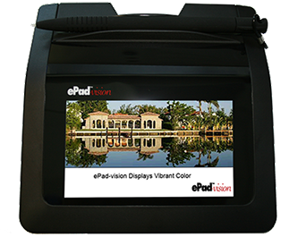 ePad-vision--electronic signature capturing pad--colour screen--