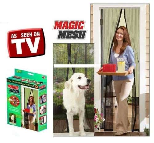 Magic mesh--Keeps fresh air in and bugs out--