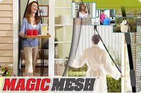 Magic mesh--Keeps fresh air in and bugs out--
