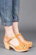 SWEDISH HASBEENS --LACY SANDAL TAN --extremely sought after--