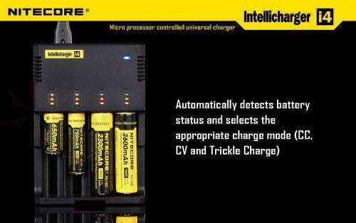 NITECORE Intellicharger I4 Li-ion/NiMH 4-slot Battery Charger (SEALED) LOCAL STOCK!!