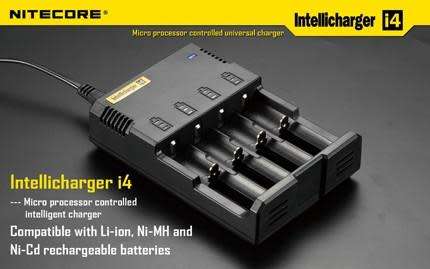 NITECORE Intellicharger I4 Li-ion/NiMH 4-slot Battery Charger (SEALED) LOCAL STOCK!!