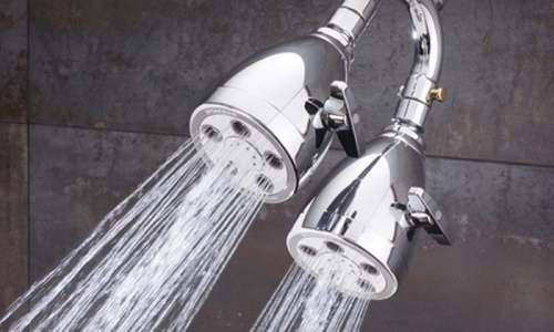Speakman  Heavenly Dual Showerhead--MASSAGING/PULSING MODES--