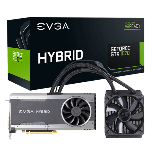 EVGA GeForce GTX 1070 FTW GAMING, 08G-P4-6278-KR, 8GB GDDR5, HYBRID & RGB LED( boxes included)