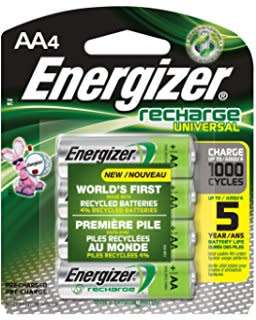 Energizer 2000mAh AA Power Plus Rechargeable Batteries - Brand New 4 Pack
