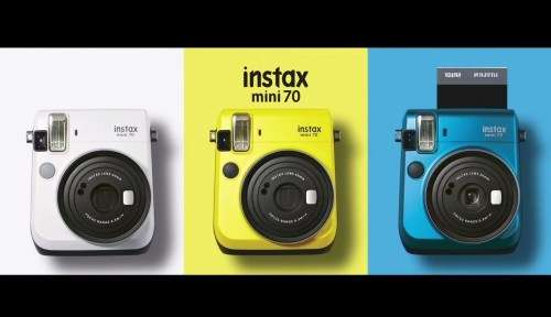 Fujifilm Instax Mini 70 - Instant Film Camera (Blue)