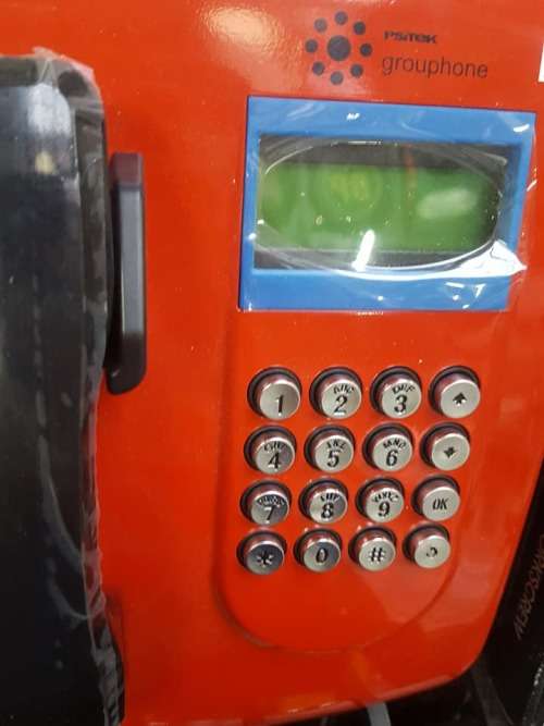 Red telephone , nice ornament for mancave/bar/movieshoots,etc.