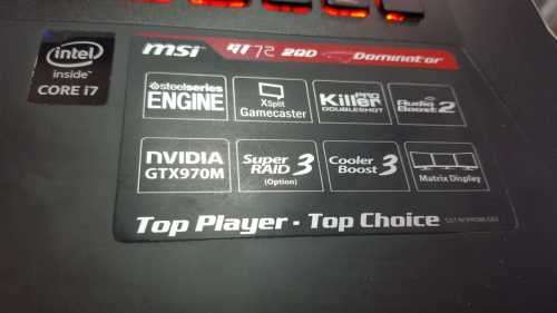 GT 72 2QD Dominator laptop