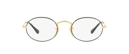 Ray Ban black oval prescription frame