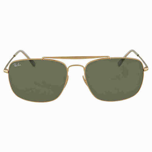 Ray Ban Colonel Green Classic G-15 Rectangular Sunglasses