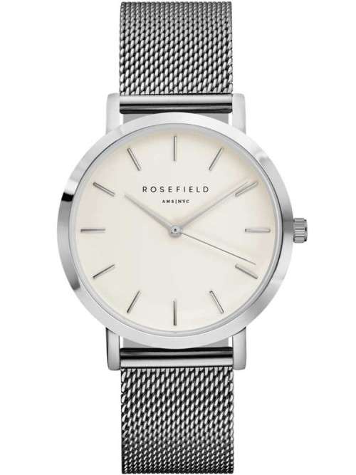 ROSEFIELD LADIES SILVER PLATED MERCER WATCH MWS-M40