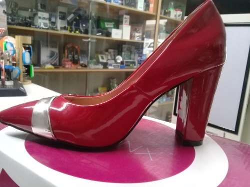 Bronx Alik red ladies heels