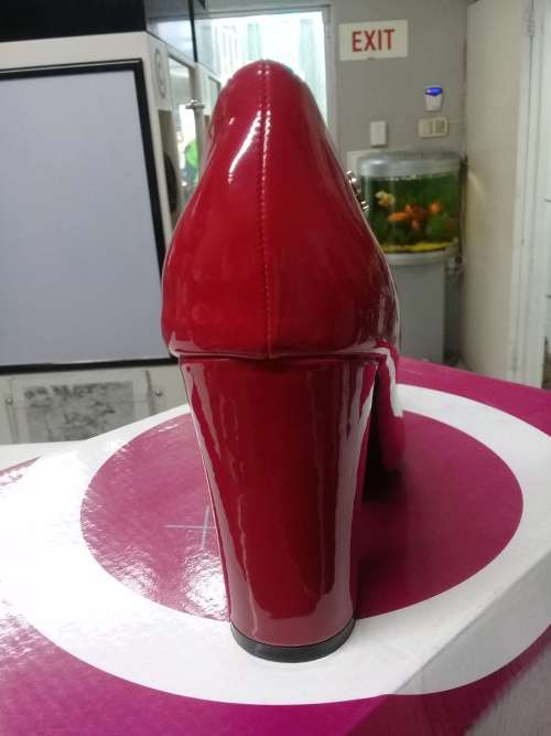 Bronx Alik red ladies heels