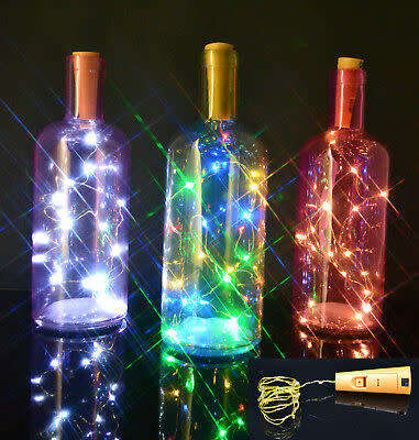 Bottle Cork Lights--Perfect for Wine Bottle DIY Party Table Decor Christmas Halloween Wedding Center