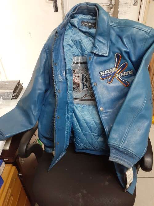 Karl Kani lambskin hockey jacket XL