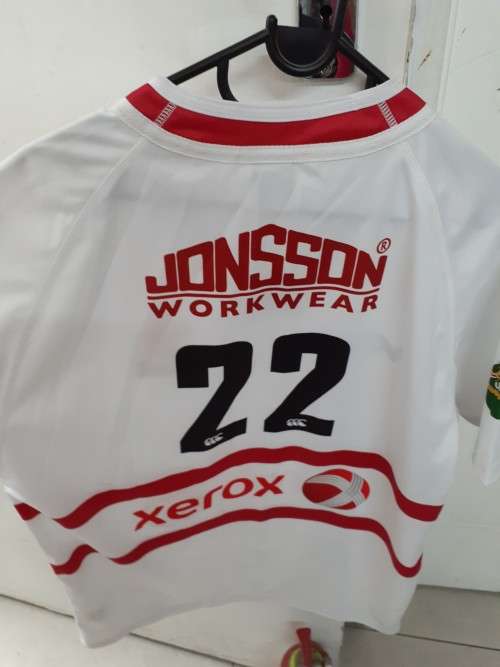 Rugby under 21 autographed shirt