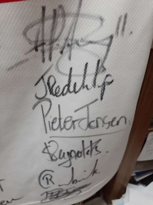 Rugby under 21 autographed shirt