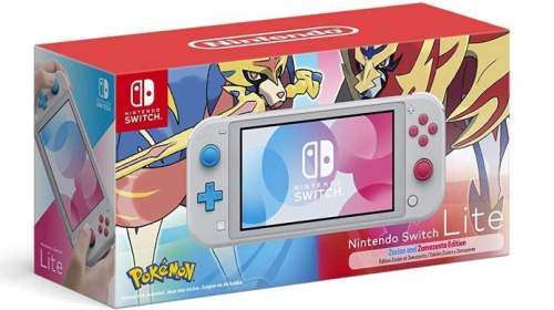Nintendo Switch Lite - Zacian And Zamazenta Edition + Pokemon Sword