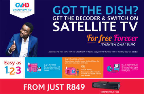 OVHD DECODER --BEST DEAL IN AFRICA--NEW BOXED UNITS