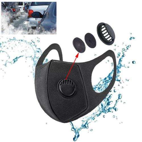 Adults Filter Reusable Washable Respiratory Valve Mask - Soft and Good Stretching